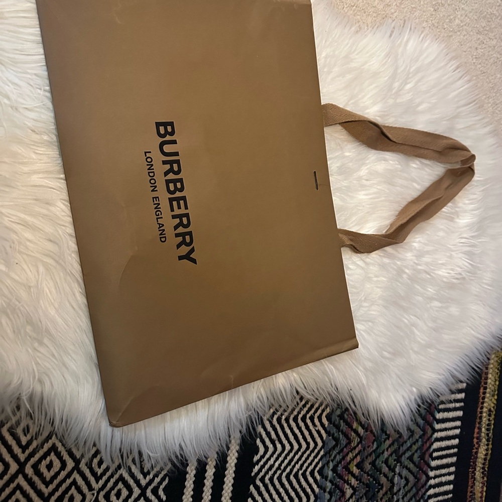 Burberry Brown Shopping Bag